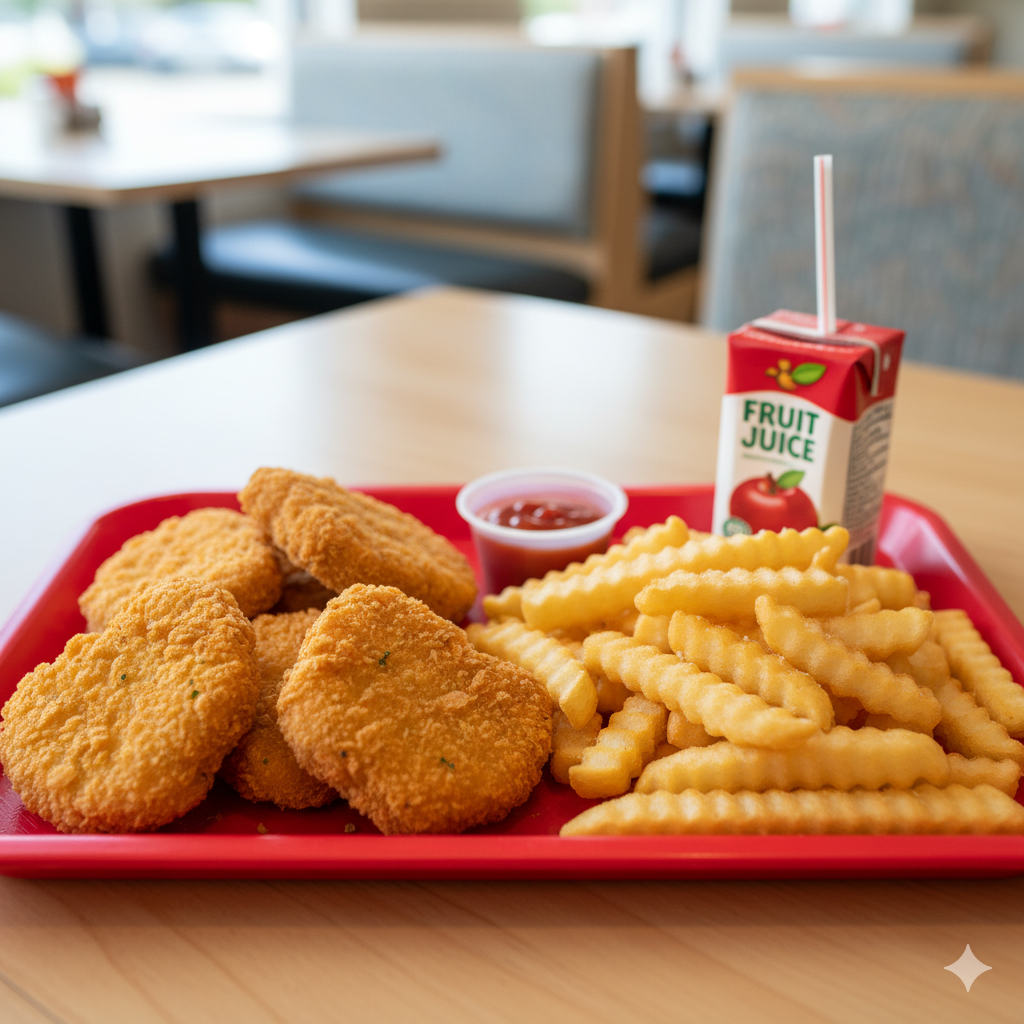 Chicken Nuggets (with Fries & Small Juice) 5PCS				