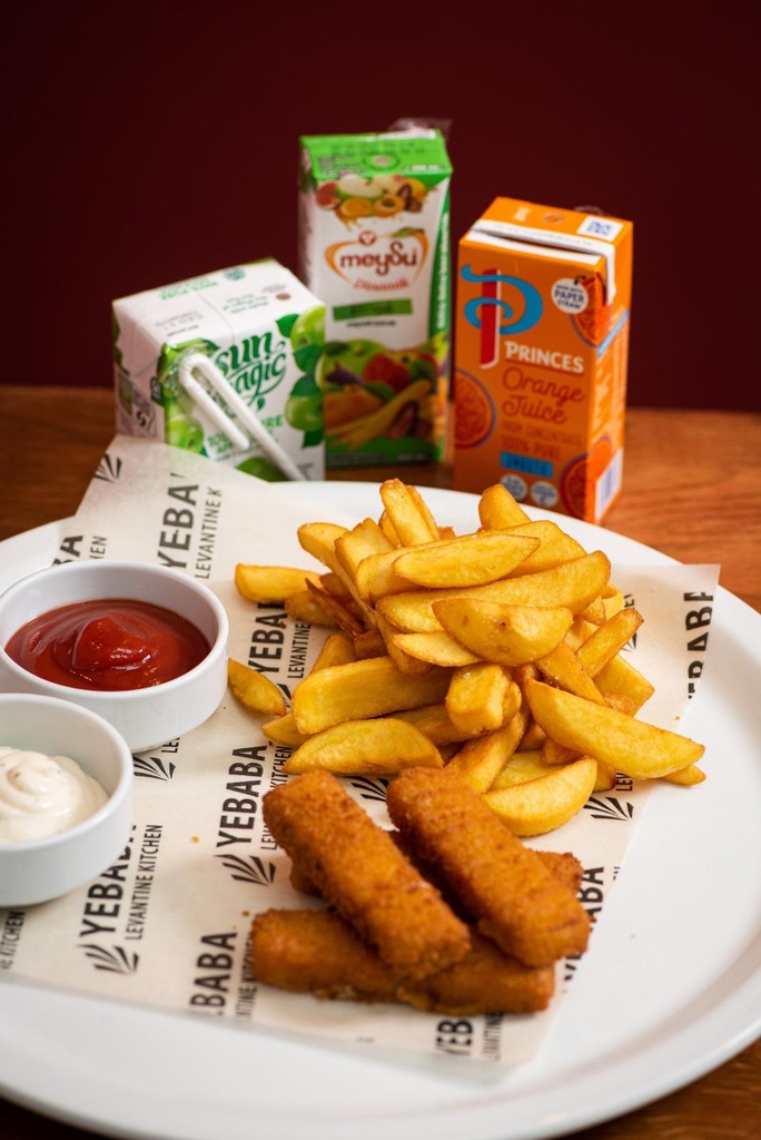 Fish Fingers (with Fries & Juice) 4PCS						